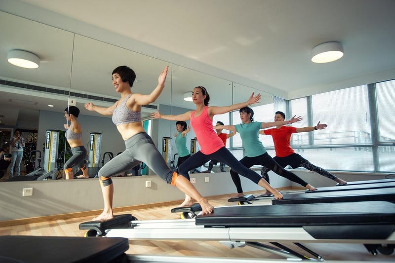 Barre Pilates Pose